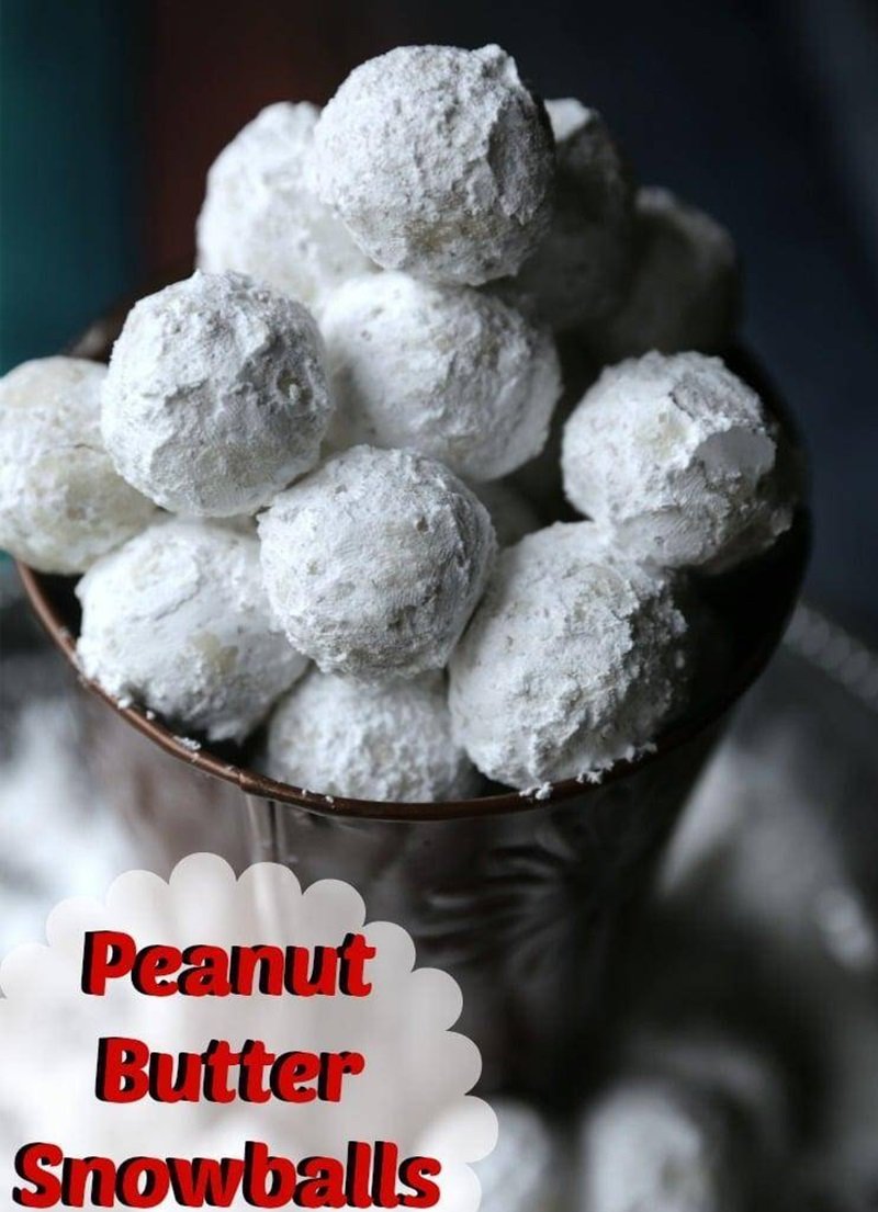 No Bake Peanut Butter Snowballs 14 No Bake Peanut Butter Snowballs