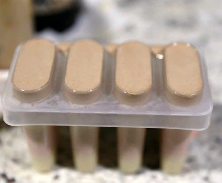 Delicious Banana Split Popsicles 13 Banana Split Popsicles in molds