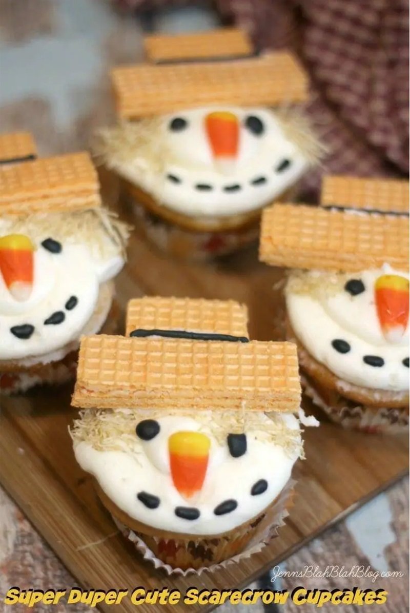 Super Duper Cute Scarecrow Cupcakes Recipe 10 Super Duper Cute Scarecrow Cupcakes Recipe