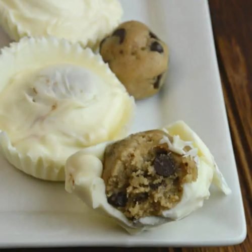 White Chocolate Cookie Dough Bites 15 White Chocolate Cookie Dough Bites