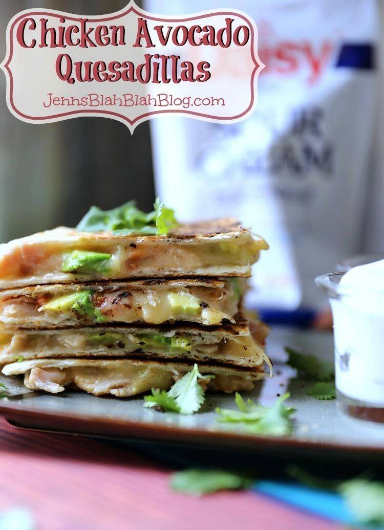 Chicken & Avocado Quesadillas