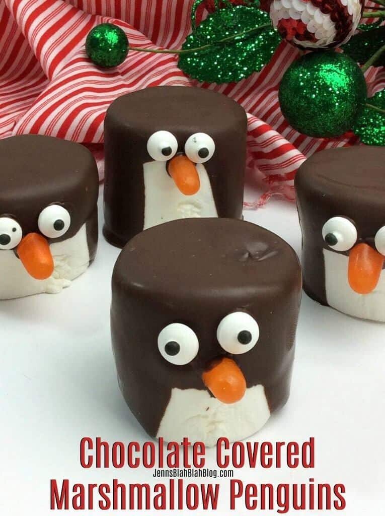 Super Fun Chocolate Covered Marshmallow Penguins 10 Chocolate Covered Marshmallow Penguins