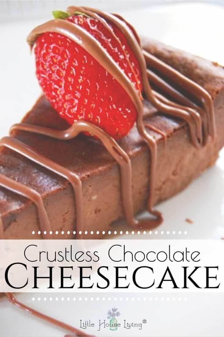 Fabulous Chocolate Cheesecake Recipes 21 Crustless Chocolate Cheesecake Recipe