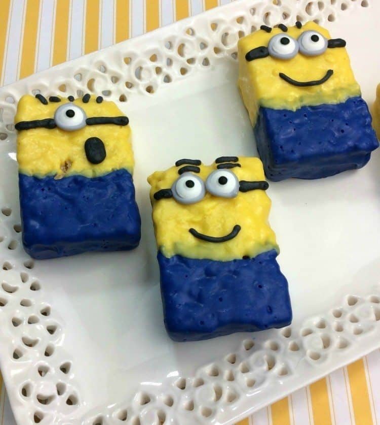 Easy Minions Rice Krispy Treats 15 Easy Minions Rice Krispy Treats