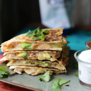 Quick & Easy Chicken & Avocado Quesadillas