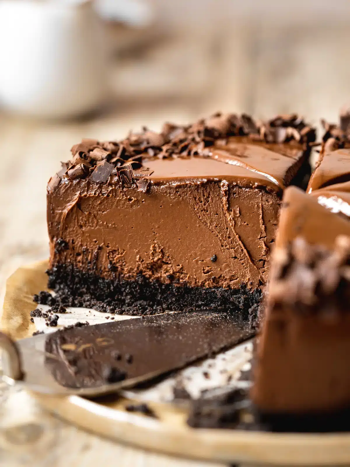 Fabulous Chocolate Cheesecake Recipes 22 Vegan Chocolate Cheesecake (No Bake, Nut Free)