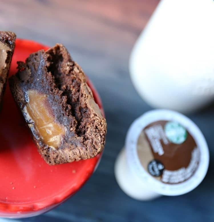 Delicious Caramel Stuffed Brownie Cupcakes 12 Caramel Stuffed Brownie Cupcakes
