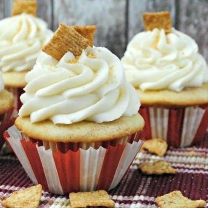Cinnamon Toast Crunch Cupcakes 11 Cinnamon Toast Crunch Cupcakes