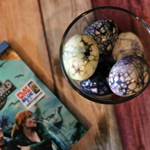 Hard-Boiled Dinosaur Eggs for Jurassic World Movie Night 17 Hard-Boiled Dinosaur Eggs
