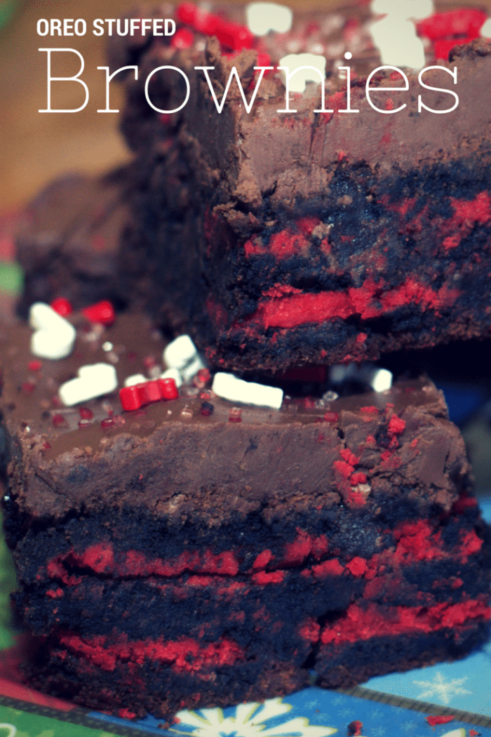 Christmas Oreo Stuffed Brownies 11 Christmas Oreo Stuffed Brownies