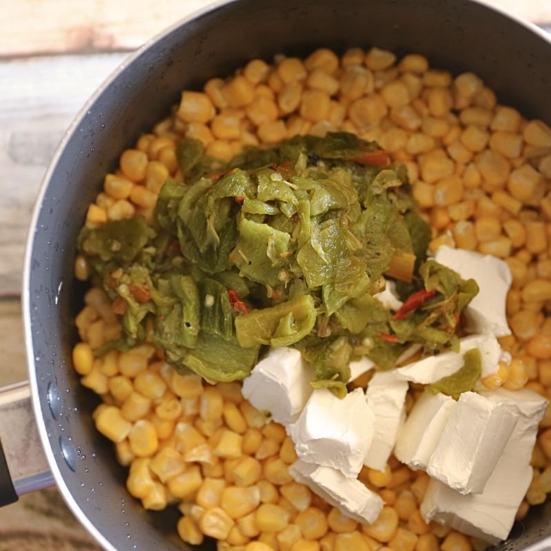 Creamy Green Chili Corn 12 Creamy Green Chili Corn