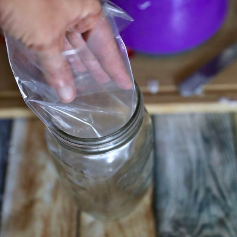 Chocolate Covered Peanut Butter Ritz Crackers 15 piping bag inside mason jar