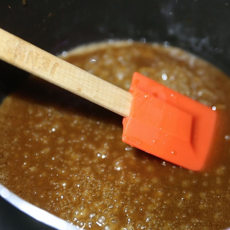 How To Make Homemade Granola 12 brown sugar, vanilla, cocout oil brining to boil