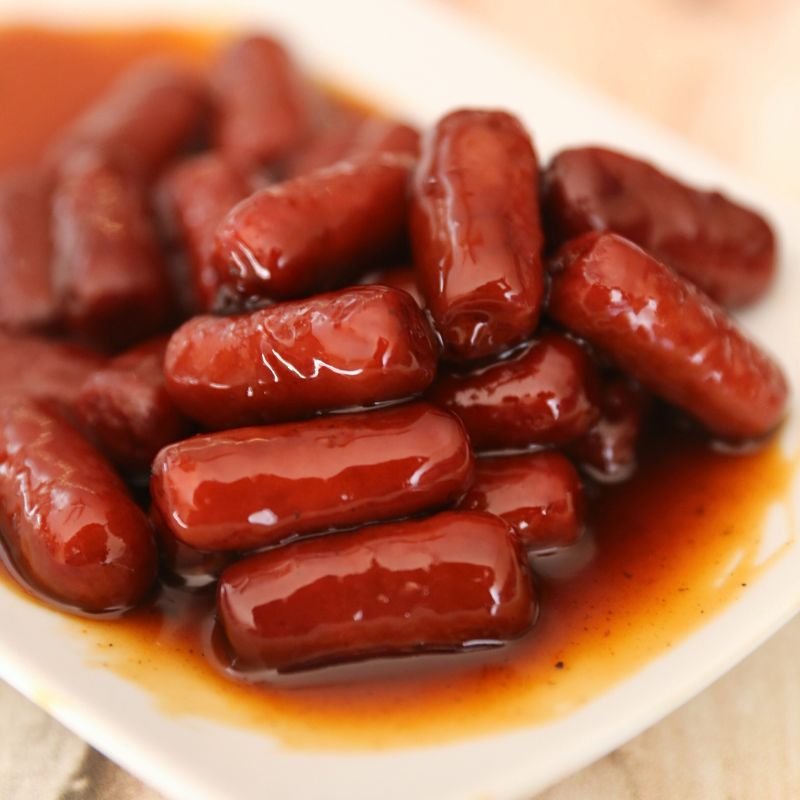 BBQ Lit'l Smokies in The Crockpot