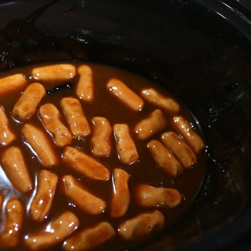 BBQ Lit’l Smokies in the Crockpot