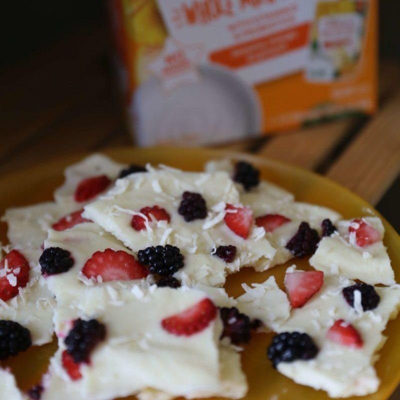 Berry Frozen Yogurt Bark