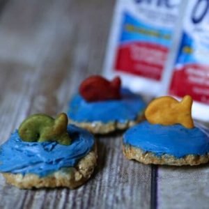 Lunch Box Ideas: Cream Cheese Rice Cakes with Goldfish 11 Lunch Box Ideas: Cream Cheese Rice Cakes with Goldfish