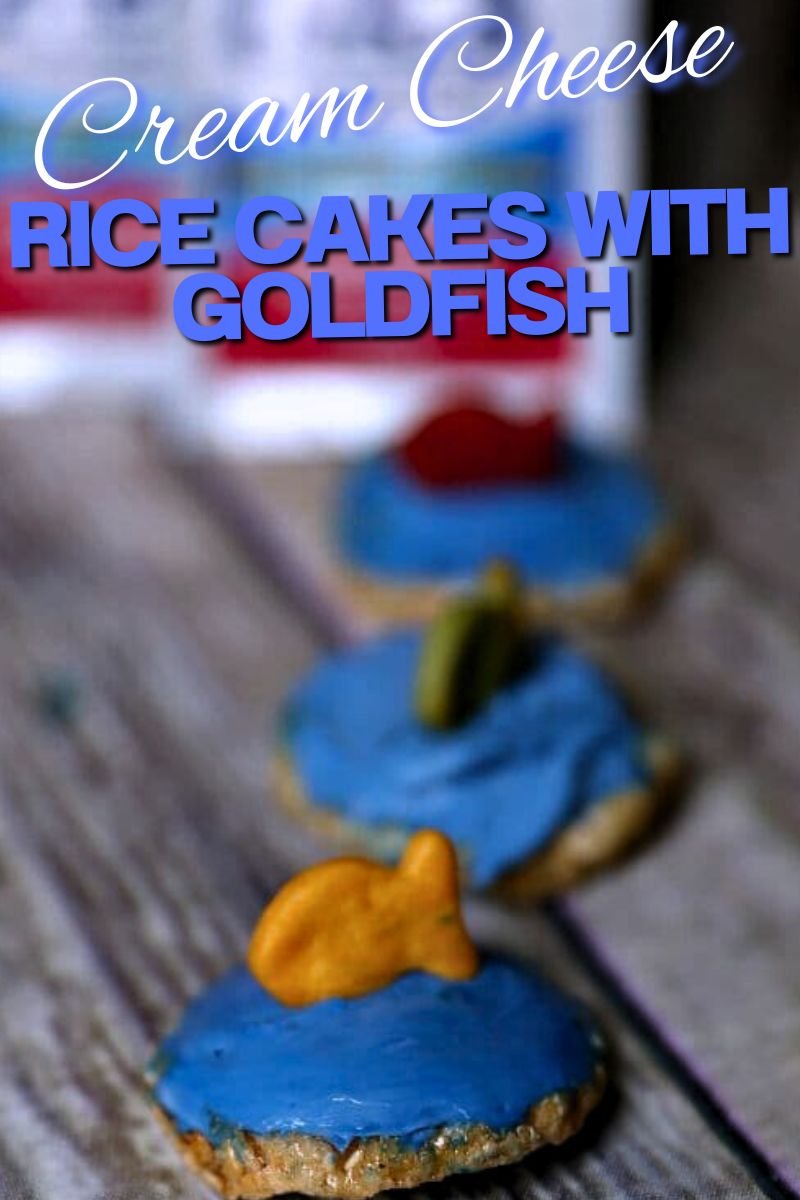 Lunch Box Ideas: Cream Cheese Rice Cakes with Goldfish 10 Lunch Box Ideas: Cream Cheese Rice Cakes with Goldfish