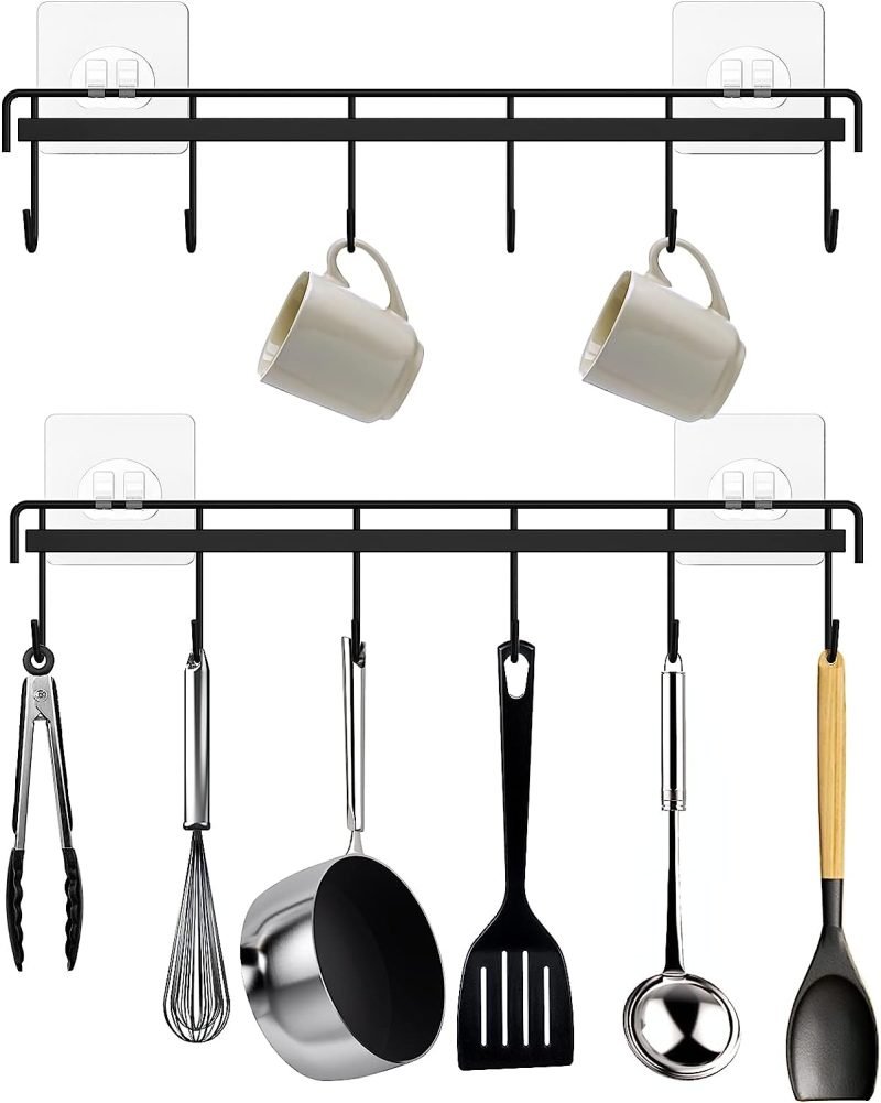 Kitchen Organization and Storage Products 18 Kitchen Utensil Rack Wall Mount