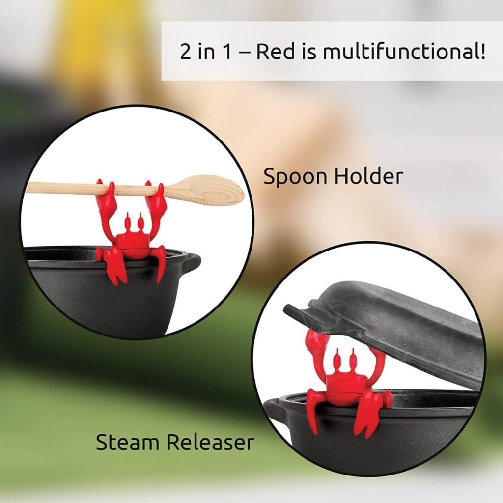 Awesome Gift Ideas for Foodies 12 Red the Crab Silicone Utensil Spoon Rest