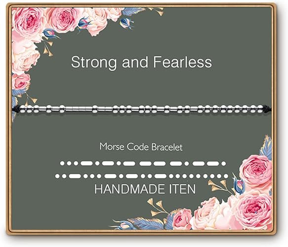 Stocking Stuffers for Teen Girls 25 Morse Code Bracelet