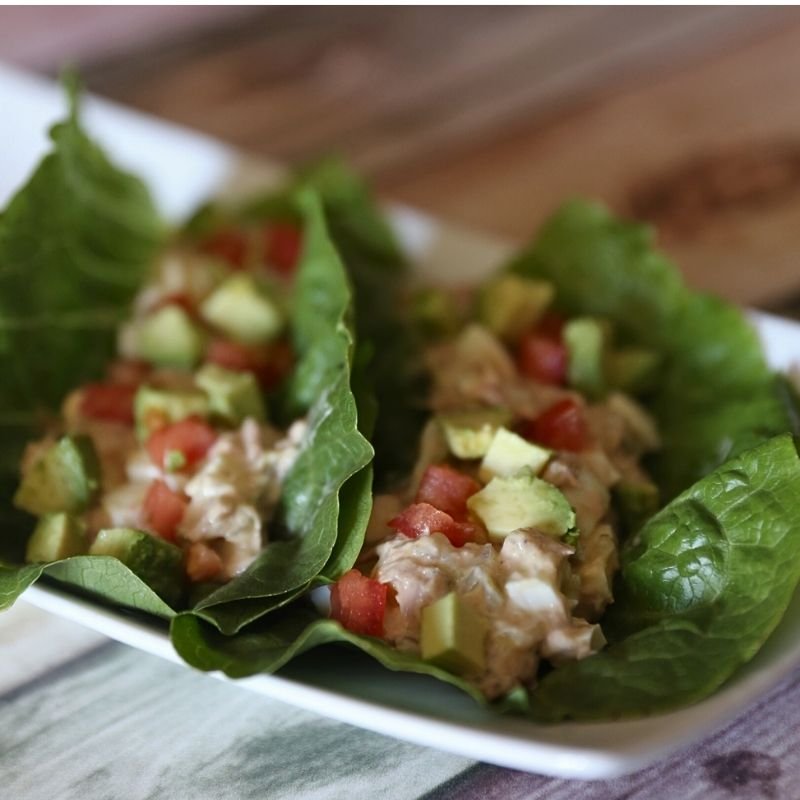 Dill Tuna Lettuce Wrap: High Protein Lunch I Ate on Repeat to Lose 70lbs 11 Dill Tuna Lettuce Wrap