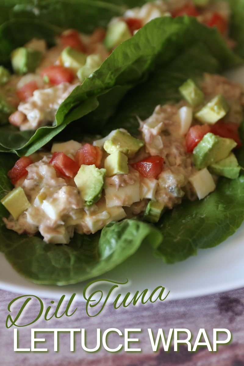 Dill Tuna Lettuce Wrap: High Protein Lunch I Ate on Repeat to Lose 70lbs 14 Dill Tuna Lettuce Wrap: High Protein Lunch I Ate on Repeat to Lose 70lbs